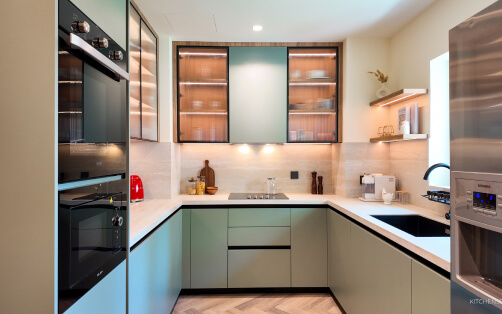 Modern Sage Green Kitchen